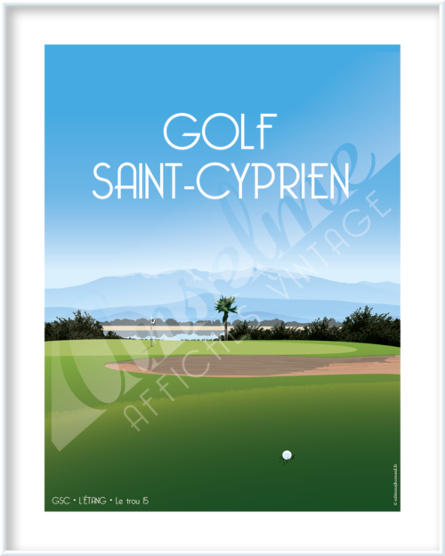 Affiche Anselme GOLF SAINT CYPRIEN