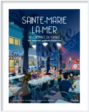 SAINTE-MARIE LA-MER • Le camping en famille • Bar, restaurant, spectacles & animations