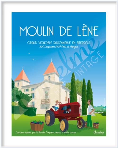 MOULIN DE LÈNE • Grand vignoble raisonnable en Biterrois • AOC Languedoc & IGP Côtes de Thongue • Domaine exploité par la famille Frayssinet depuis le siècle dernier