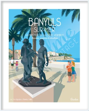 BANYULS-SUR-MER• La merveille de la Côte Vermeille • Tourisme, sculpture & viticulture • Les Trois Nymphes d'Aristide Maillol