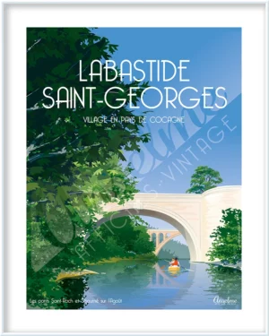 LABASTIDE-SAINT-GEORGES • Village en Pays de Cocagne • Les ponts Saint Roch et Séjourné sur l'Agoût