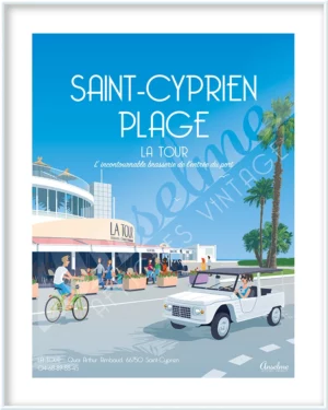 Saint Cyprien Plage• La Tour• L'incontournable brasserie de l'entrée du port